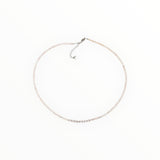 Collier "Eveil" Quartz rose facetté