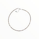 Collier "Eveil" Rhodonite facettée