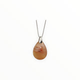 Pendentif Goutte Cornaline