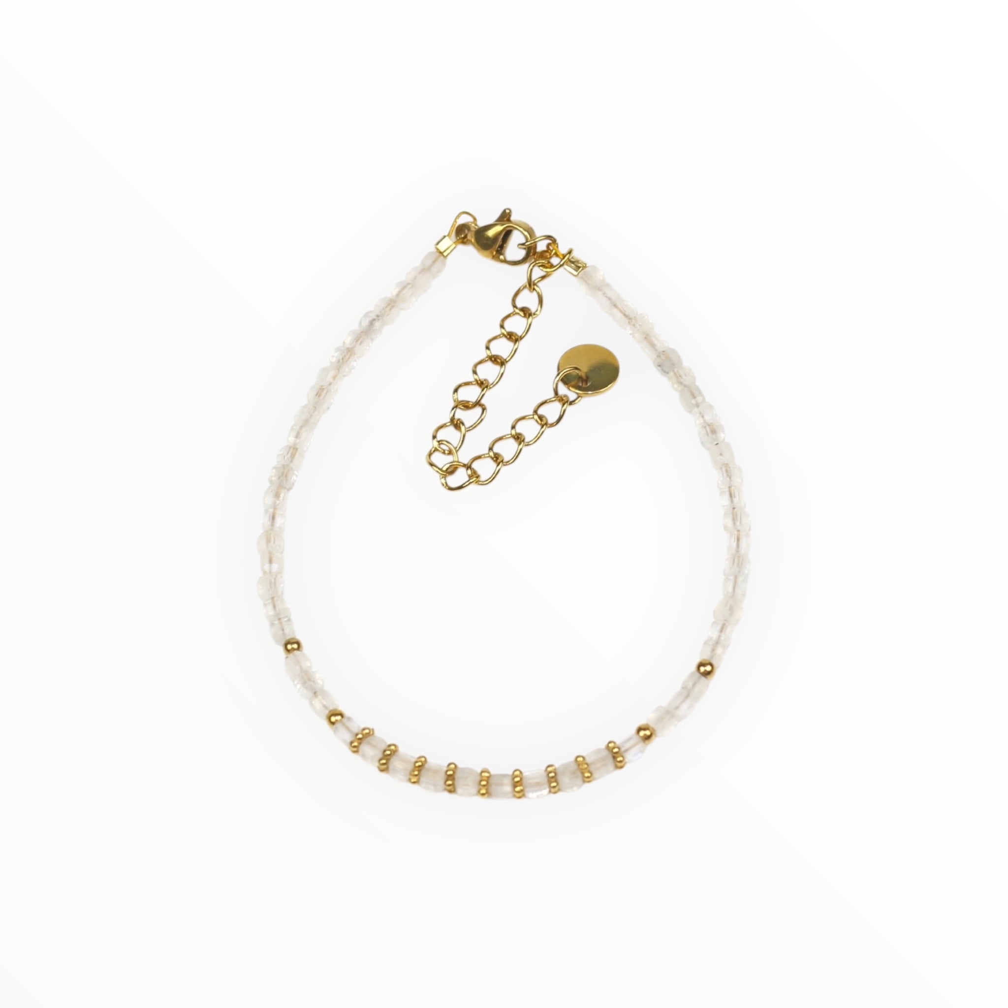 Bracelet "Eveil" Pierre de Lune Cube facettée