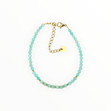 Bracelet "Eveil" Amazonite facettée