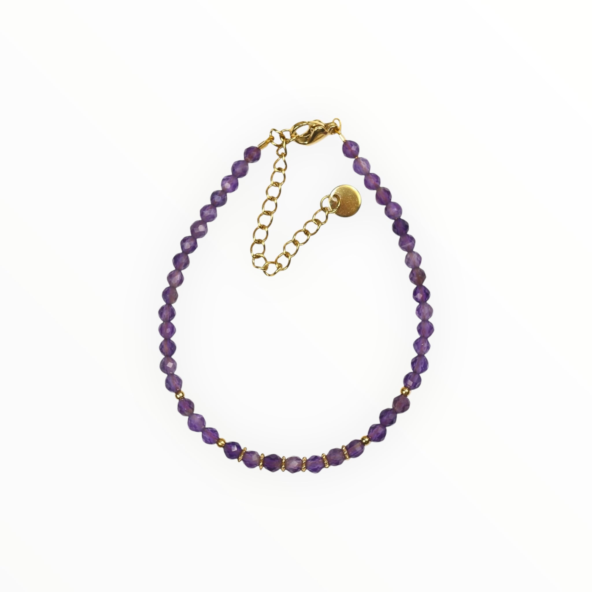 Bracelet "Eveil" Améthyste facettée