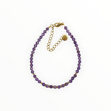 Bracelet "Eveil" Améthyste facettée