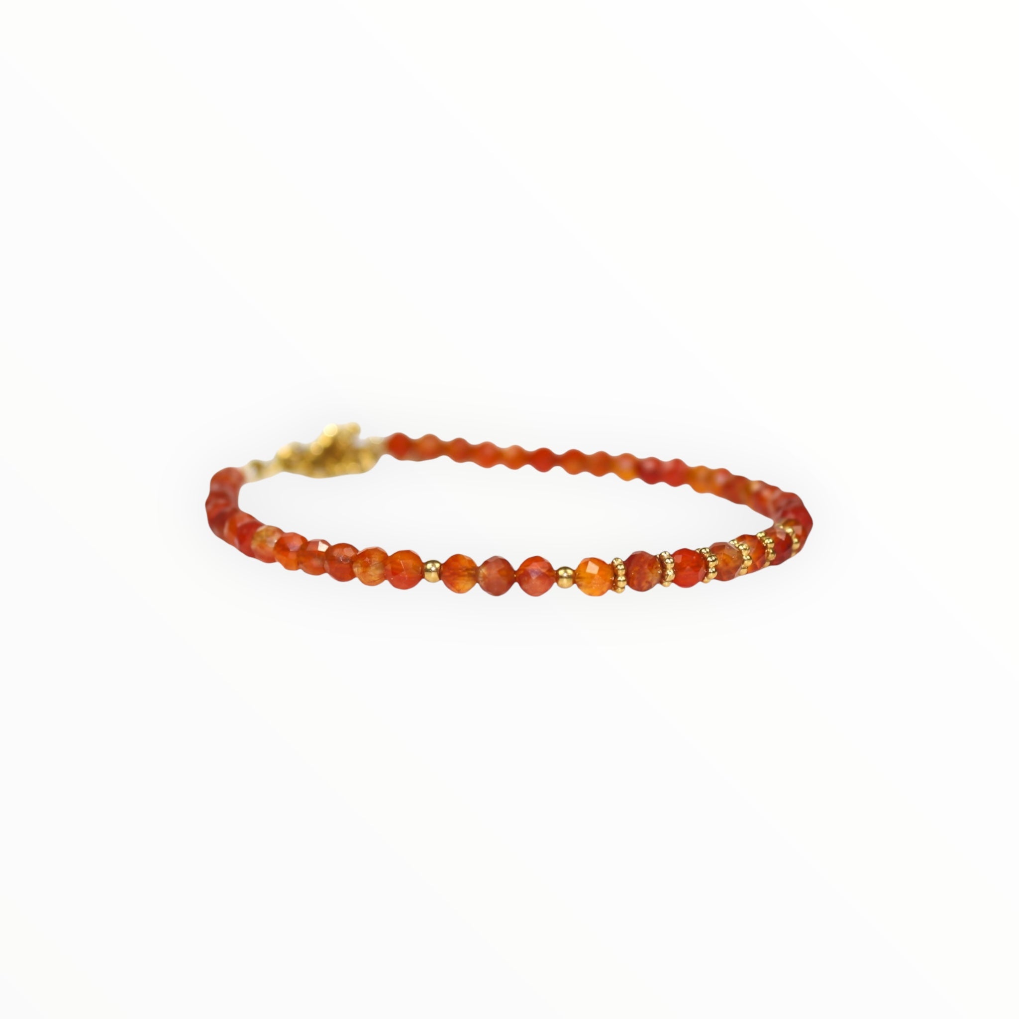 Bracelet  "Eveil" Cornaline facettée