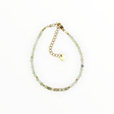 Bracelet "Eveil" Jadéite facettée