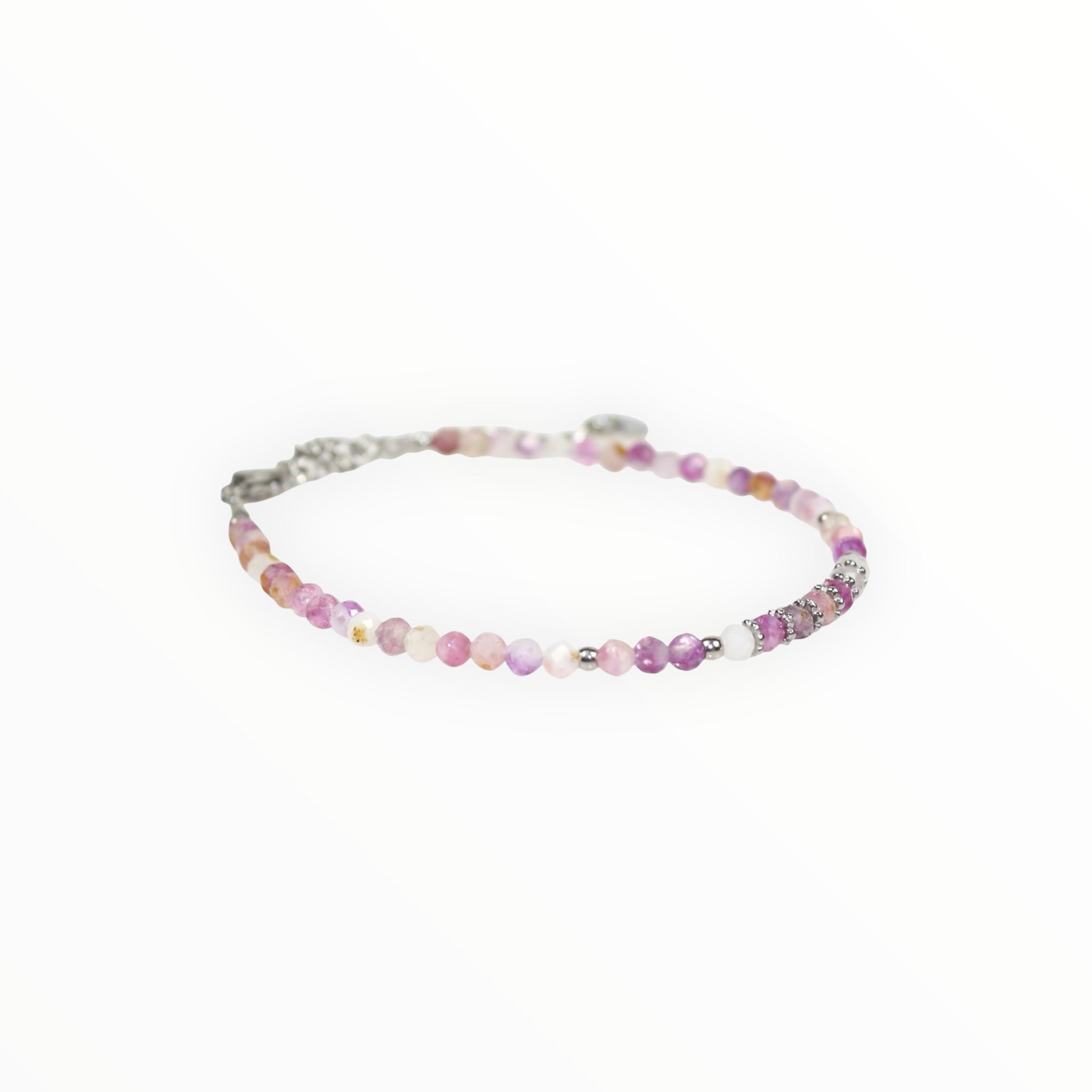 Bracelet "Eveil" Lépidolite facettée