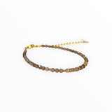 Bracelet "Eveil" Quartz fumé facetté