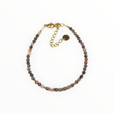 Bracelet "Eveil" Rhodonite facettée