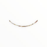 Collier "Eveil" Agate Botswana facettée