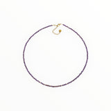 Collier "Eveil" Améthyste facettée