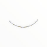 Collier "Eveil" Calcédoine bleue facettée