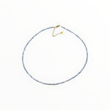 Collier "Eveil" Cyanite facettée