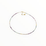 Collier "Eveil"Fluorine facettée
