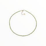 Collier "Eveil" Jade Néphrite facettée