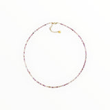 Collier "Eveil" Lépidolite facettée