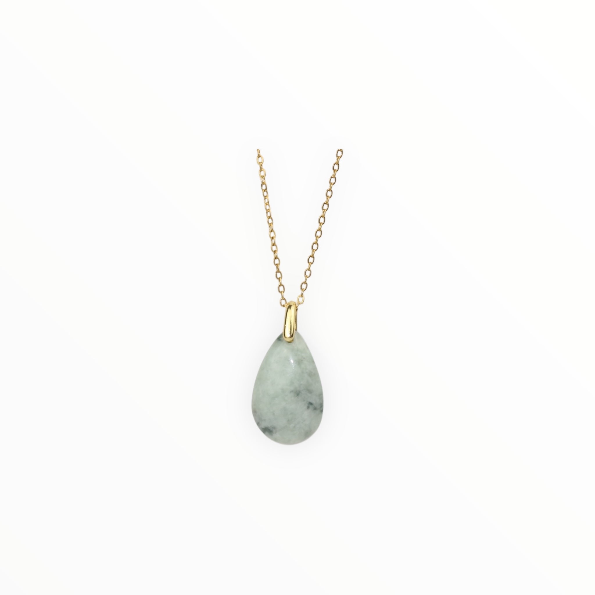 Pendentif Goutte Jade de Birmanie