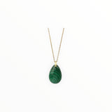 Pendentif Goutte Malachite
