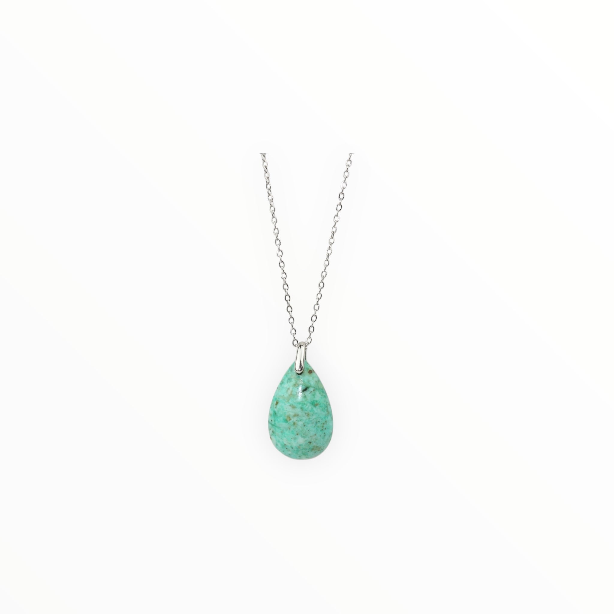 Pendentif Goutte Turquoise du Pérou