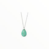 Pendentif Goutte Turquoise du Pérou