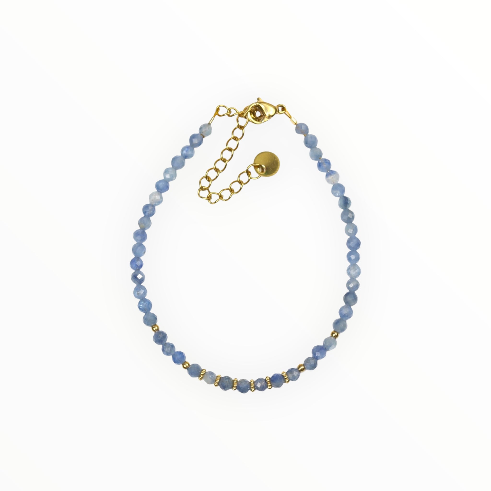 Bracelet "Eveil" Cyanite facettée