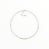 Collier "Eveil" Jadéite facettée