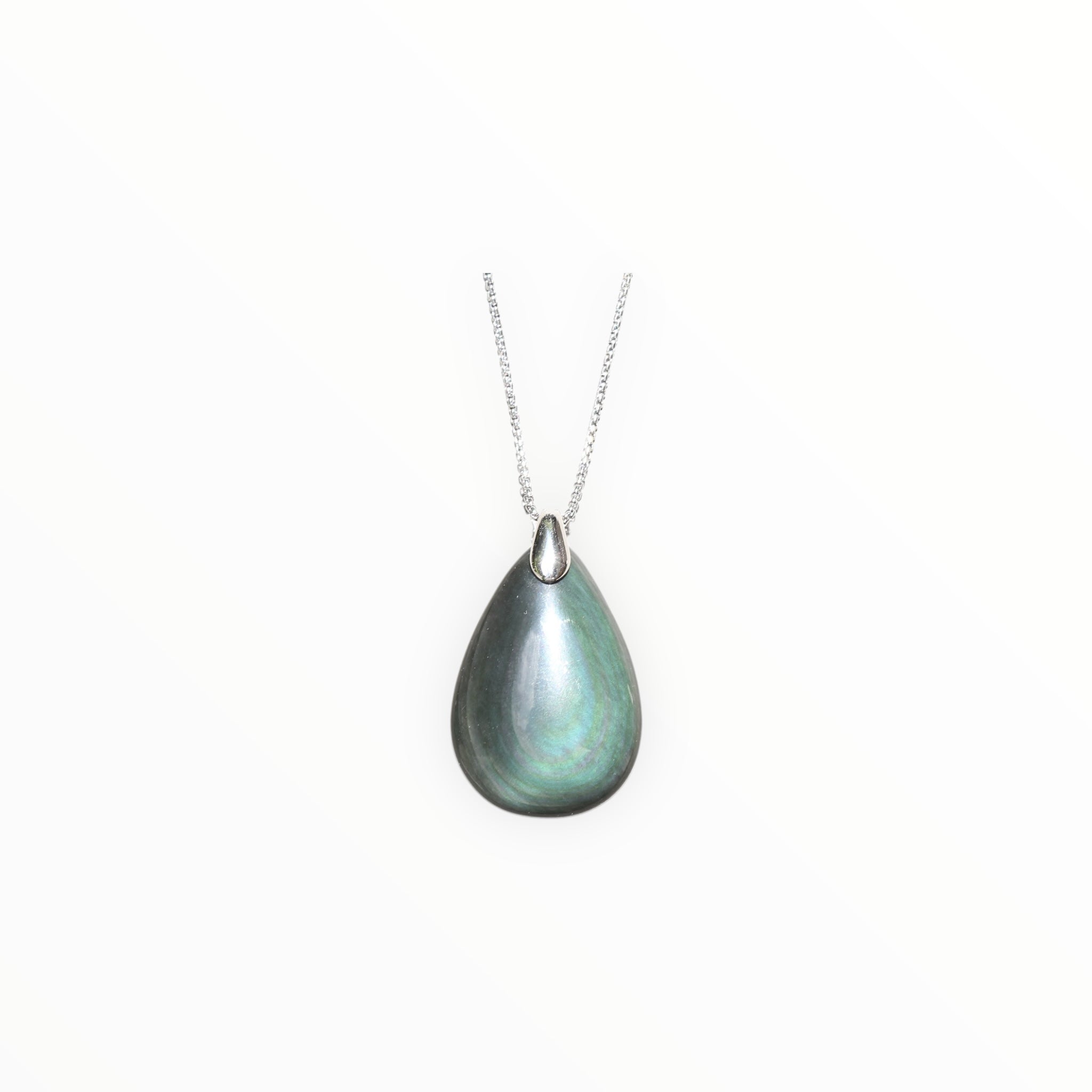 Pendentif Goutte Obsidienne Oeil Céleste