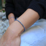 Bracelet "Eveil" Cyanite facettée