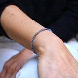 Bracelet "Eveil" Cyanite facettée