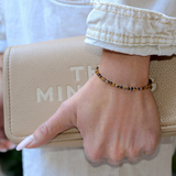 Bracelet  "Eveil" Oeil de Tigre facetté
