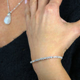 Bracelet "Eveil" Pierre de Lune Cube facettée
