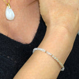 Bracelet "Eveil" Pierre de Lune Cube facettée