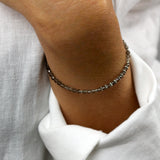 Bracelet "Eveil" Quartz fumé facetté