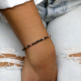 Bracelet "Eveil" Rhodonite facettée