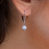 Boucles d'oreilles "Envol" Agate Botswana