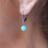 Boucles d'oreilles "Envol" Amazonite