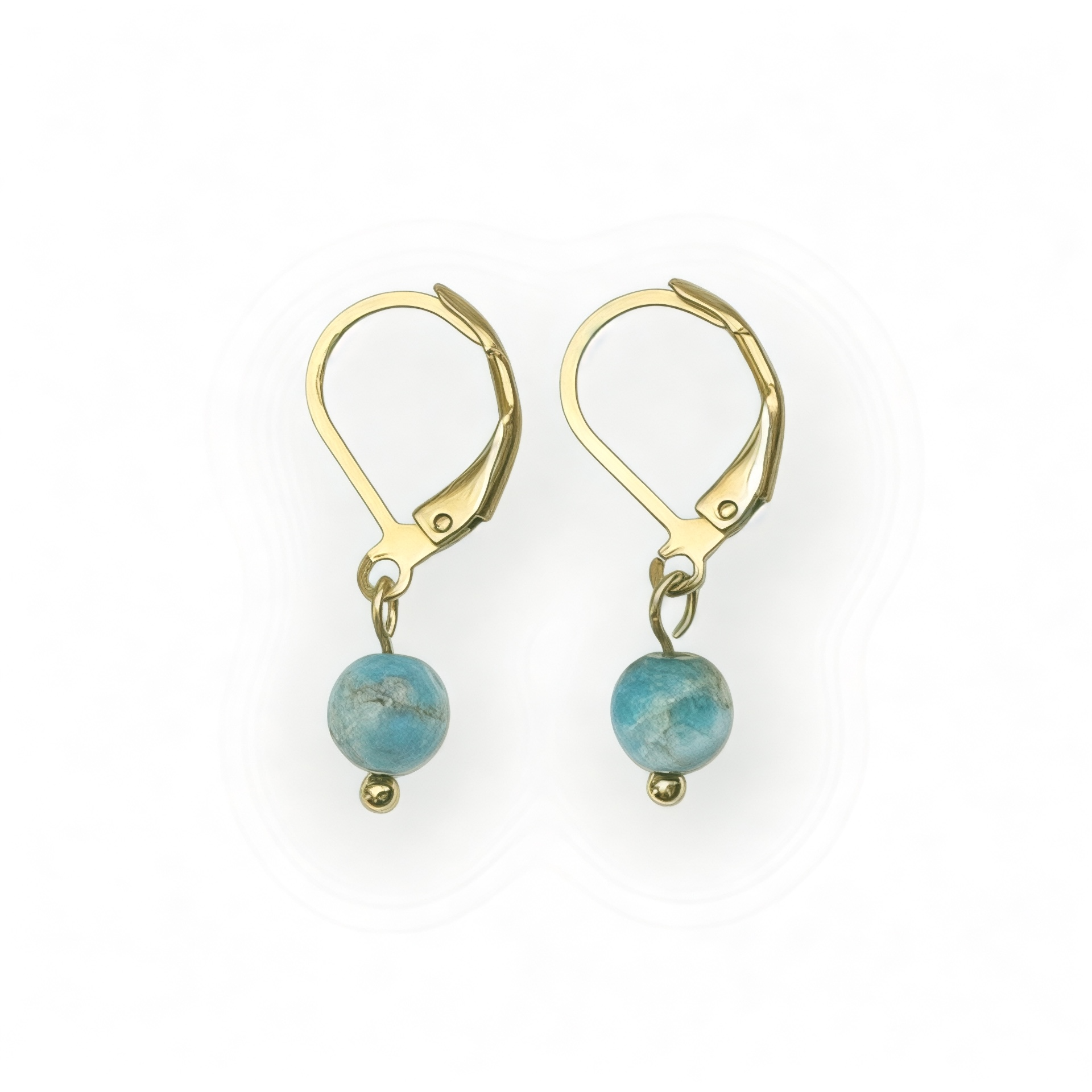 Boucles d'oreilles "Envol" Apatite bleue