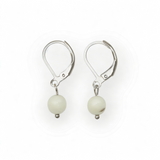 Boucles d'oreilles "Envol" Chrysoprase citron