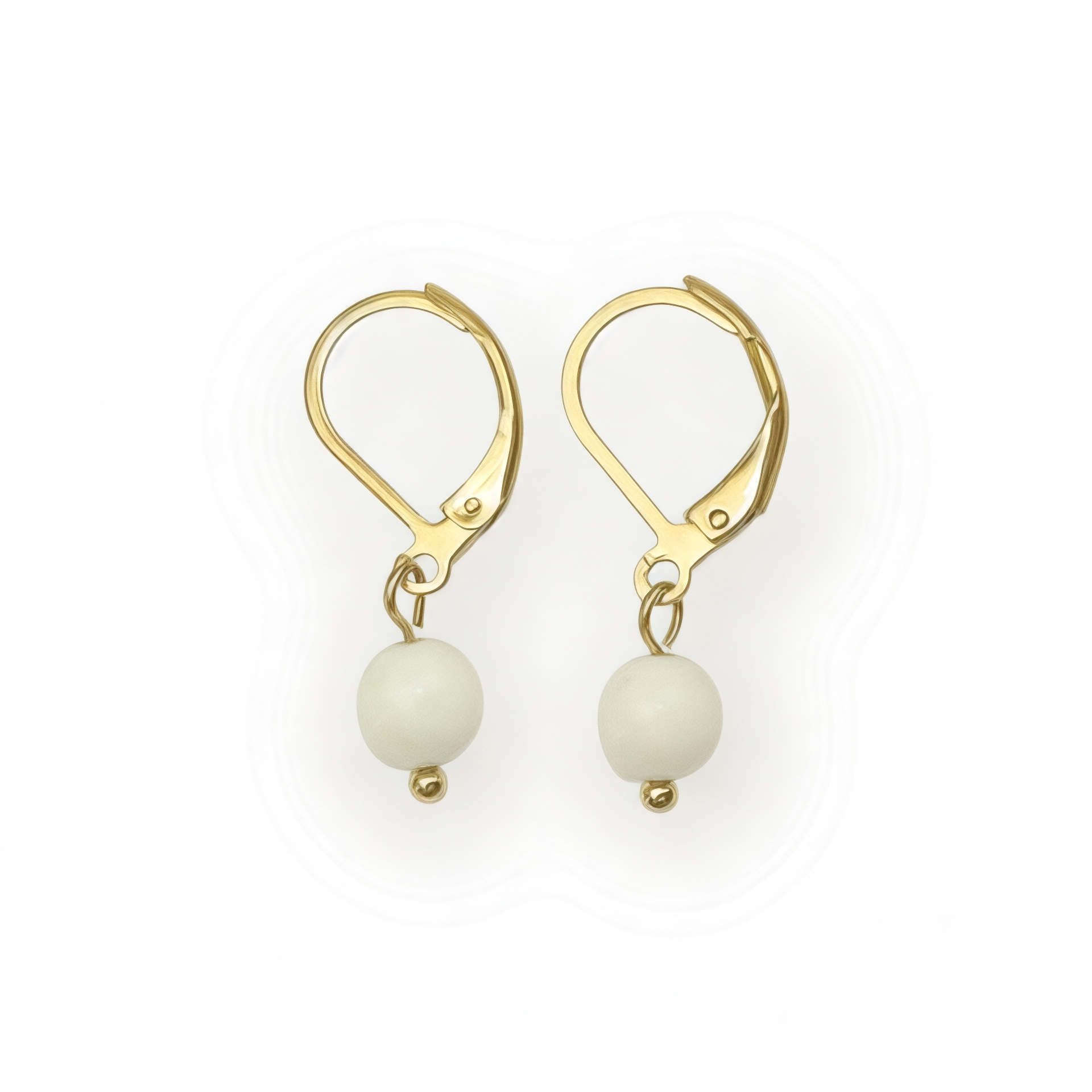 Boucles d'oreilles "Envol" Chrysoprase citron