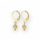 Boucles d'oreilles "Envol" Citrine