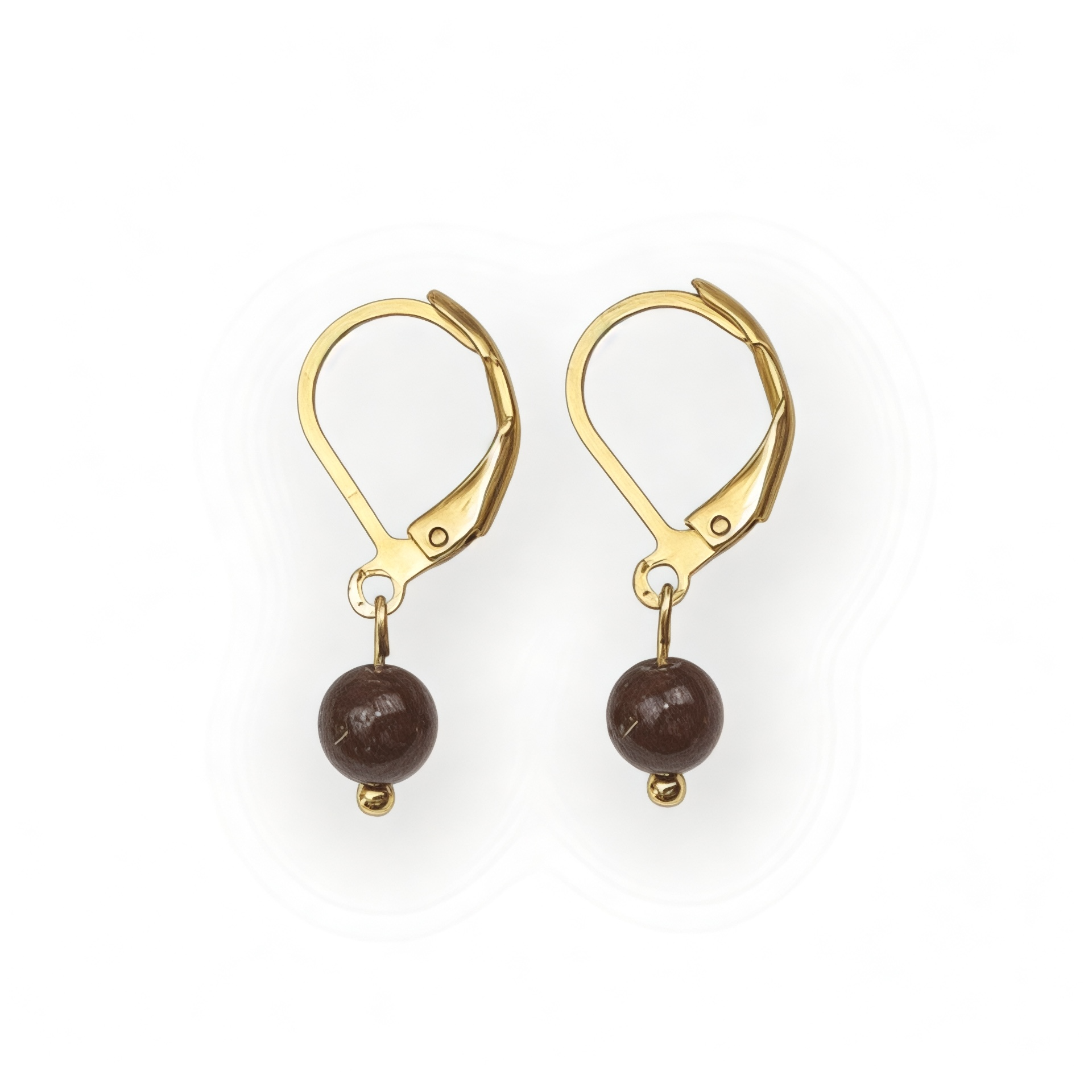 Boucles d'oreilles "Envol" Grenat