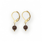Boucles d'oreilles "Envol" Grenat