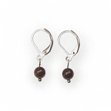 Boucles d'oreilles "Envol" Grenat
