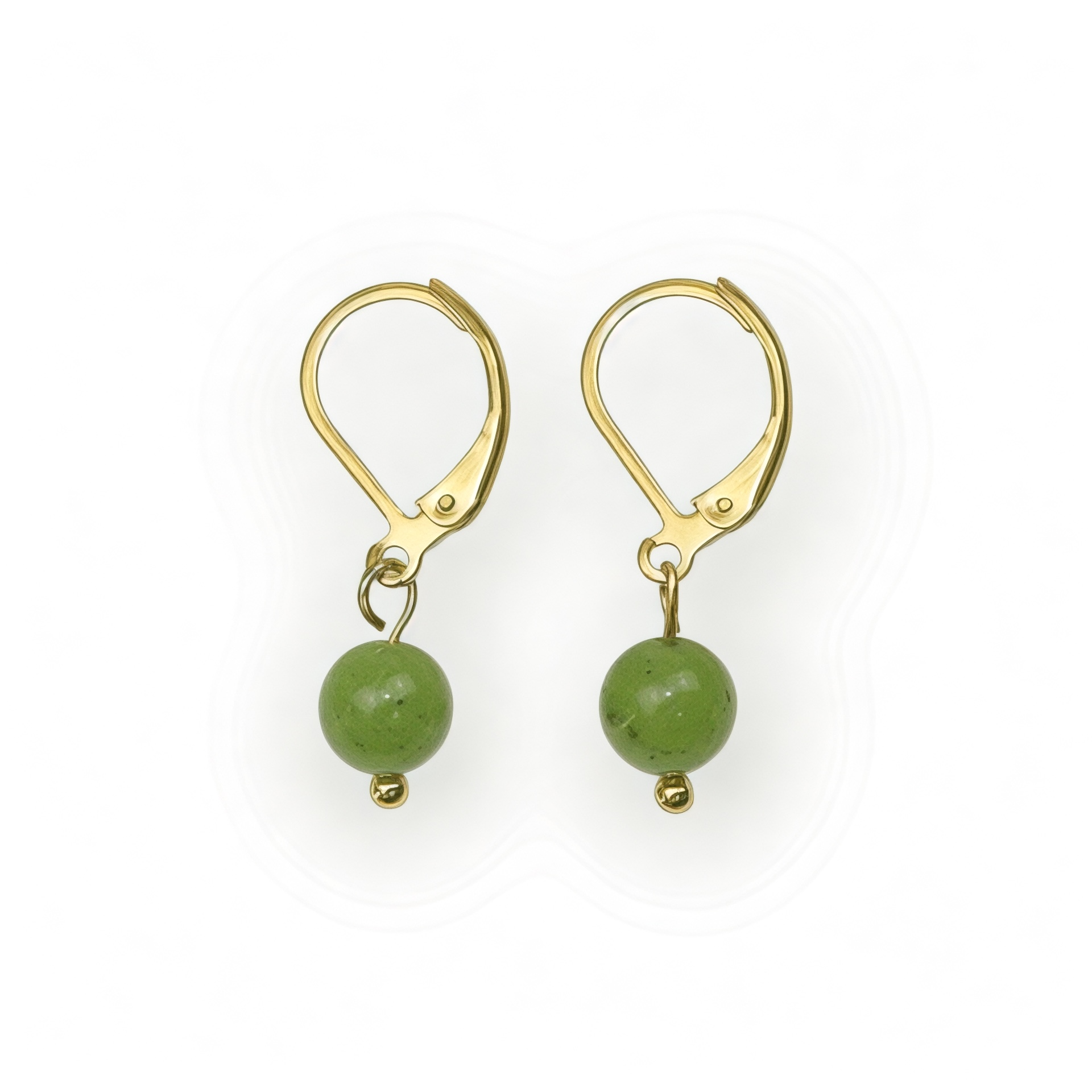 Boucles d'oreilles "Envol" Jade Néphrite