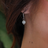 Boucles d'oreilles "Envol" Jadéite