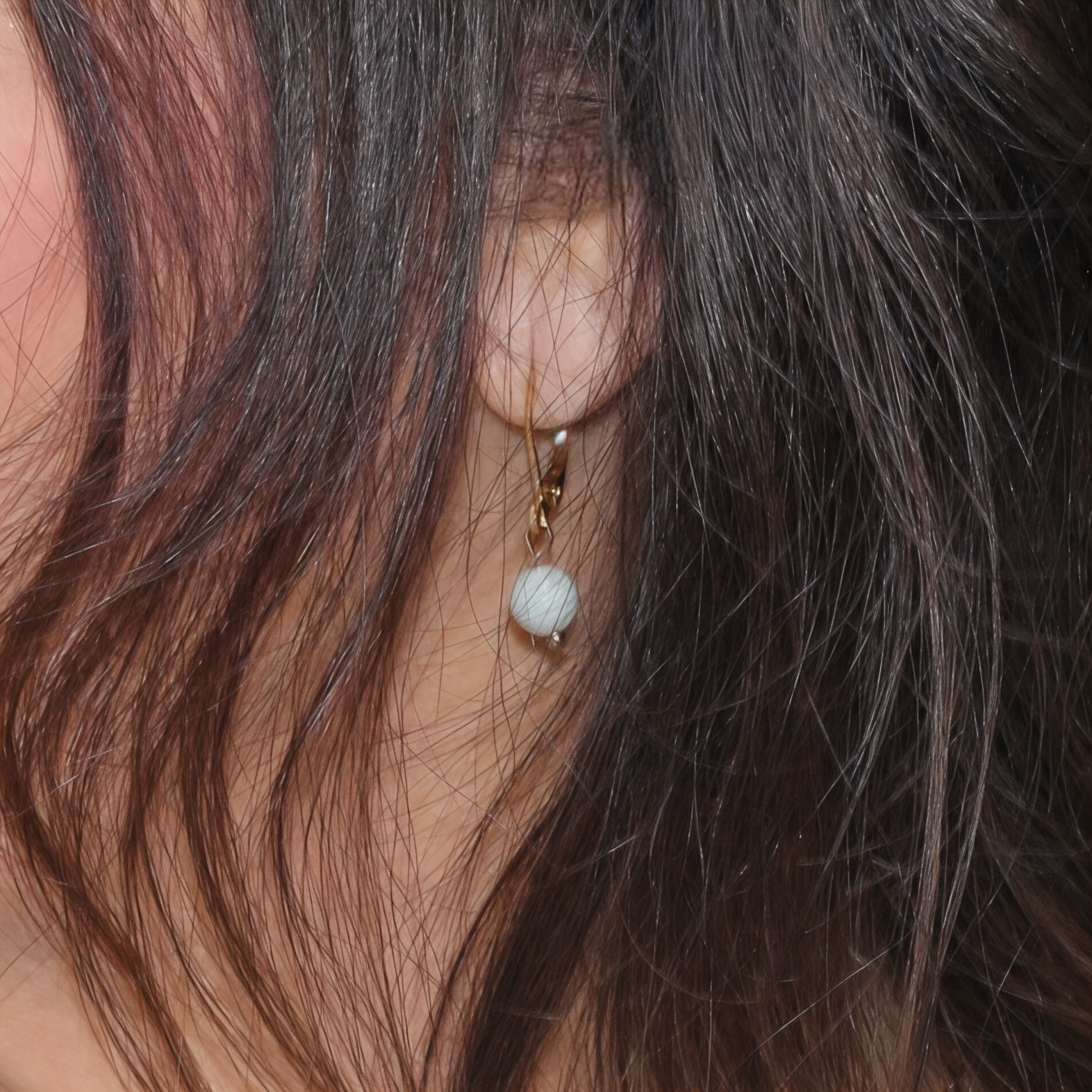 Boucles d'oreilles "Envol" Jadéite