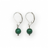 Boucles d'oreilles "Envol" Malachite