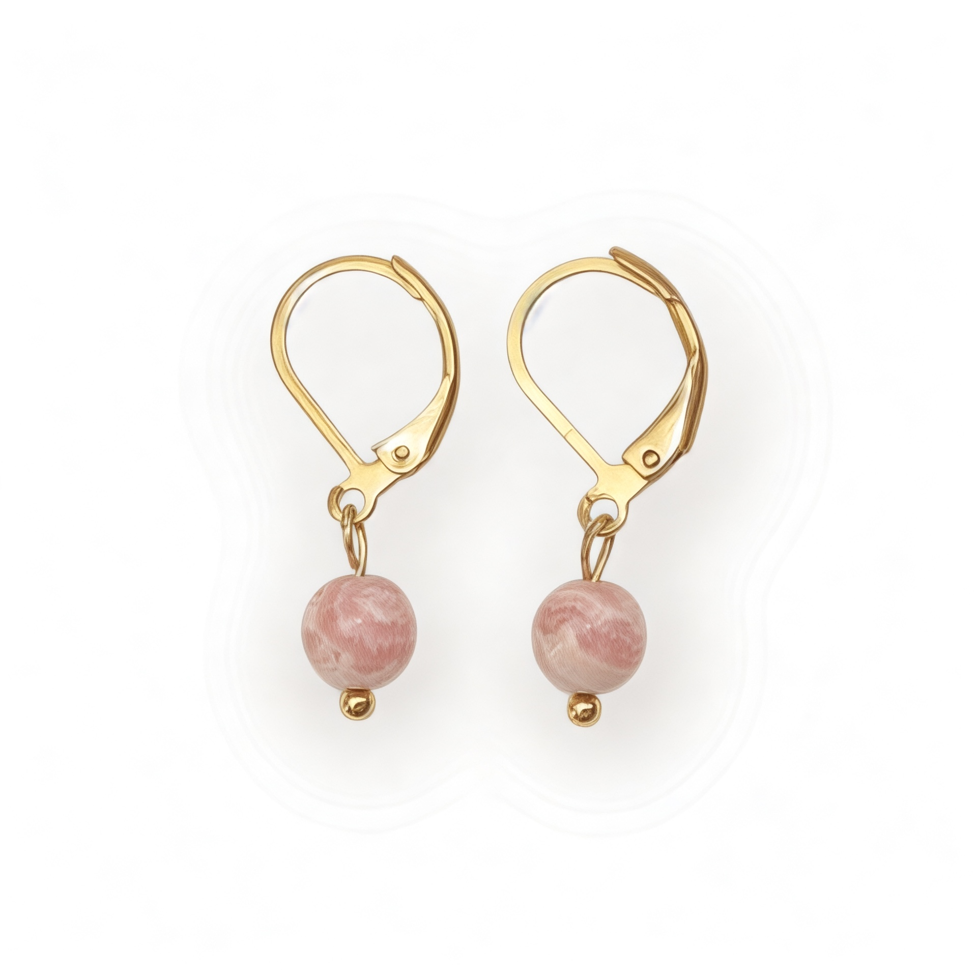 Boucles d'oreilles "Envol" Rhodochrosite