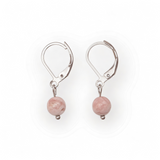Boucles d'oreilles "Envol" Rhodochrosite