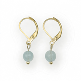 Boucles d'oreilles "Envol" Aigue-Marine