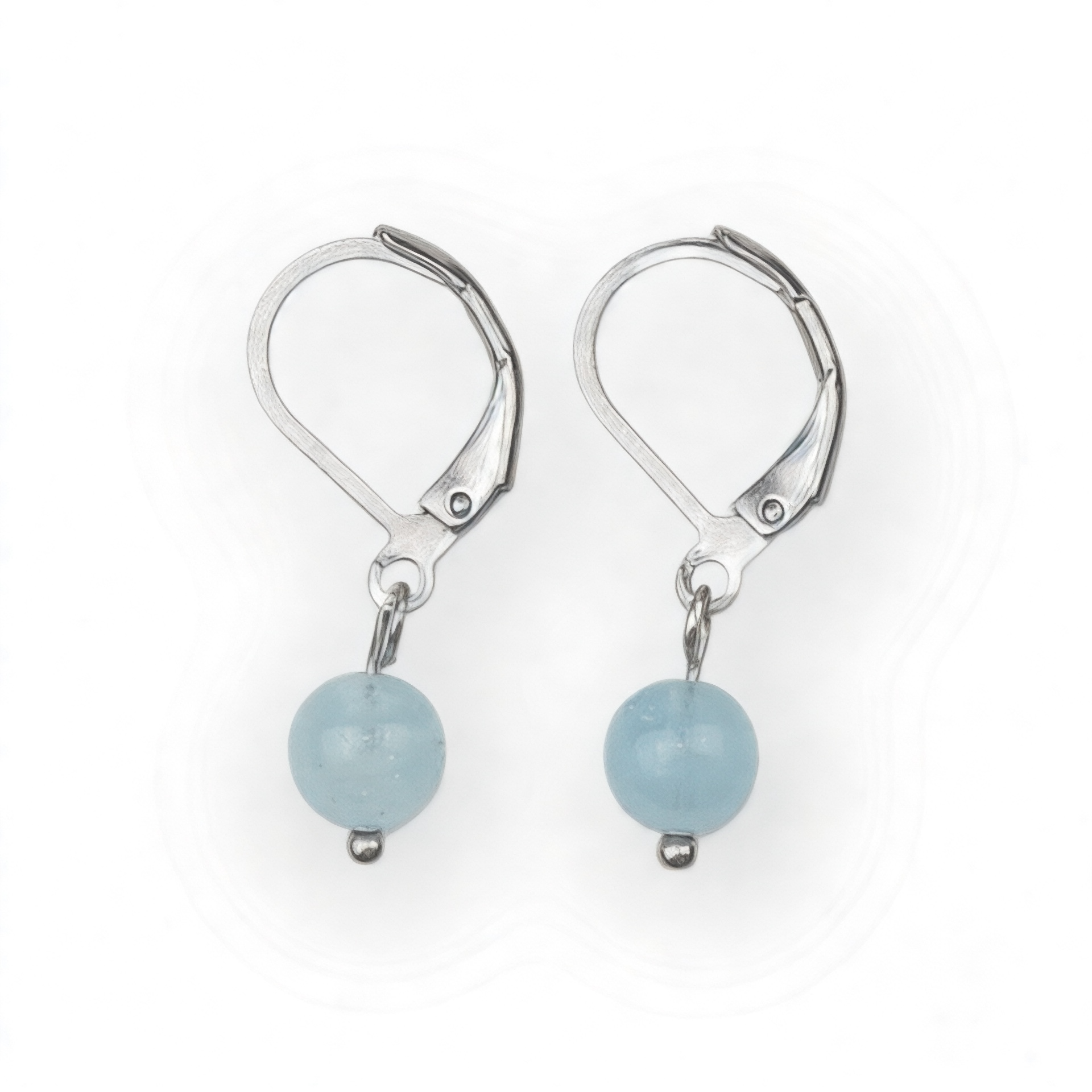 Boucles d'oreilles "Envol" Aigue-Marine